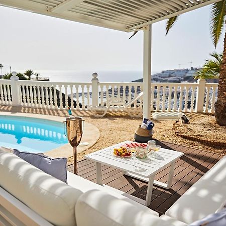 Stunning Villa With Breathtaking Ocean View Mogán Exterior foto