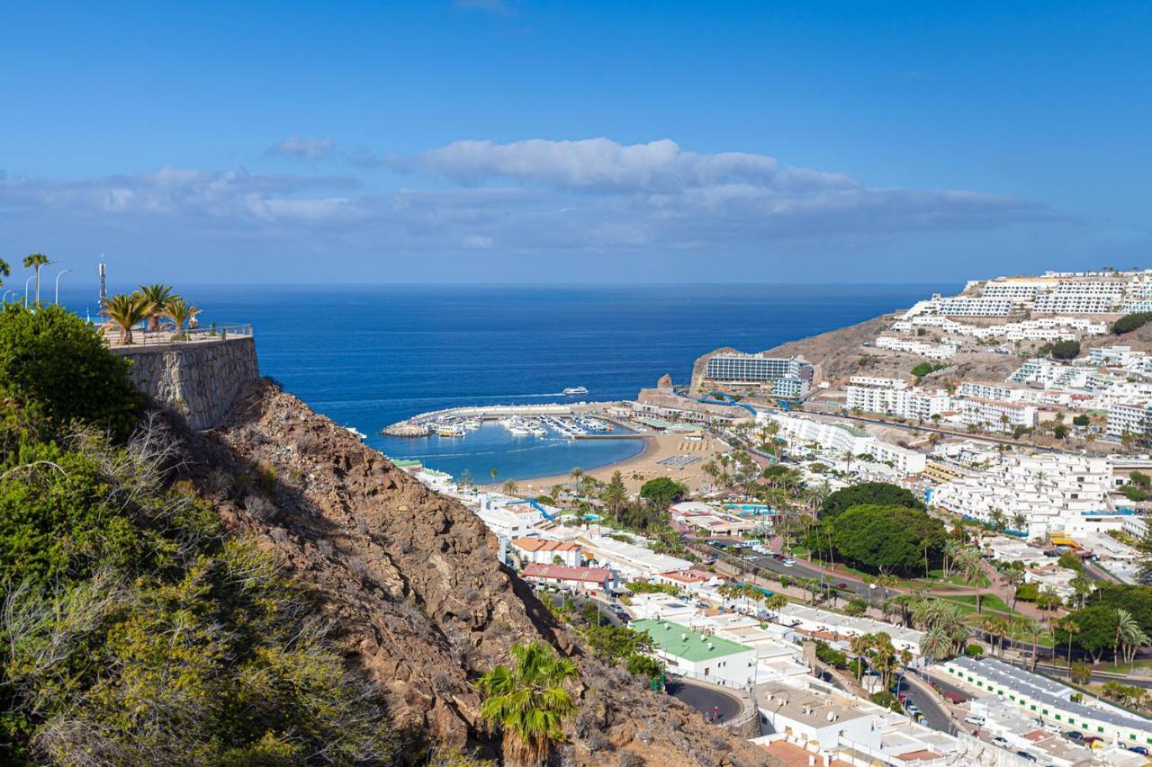 Stunning Villa With Breathtaking Ocean View Mogán Exterior foto