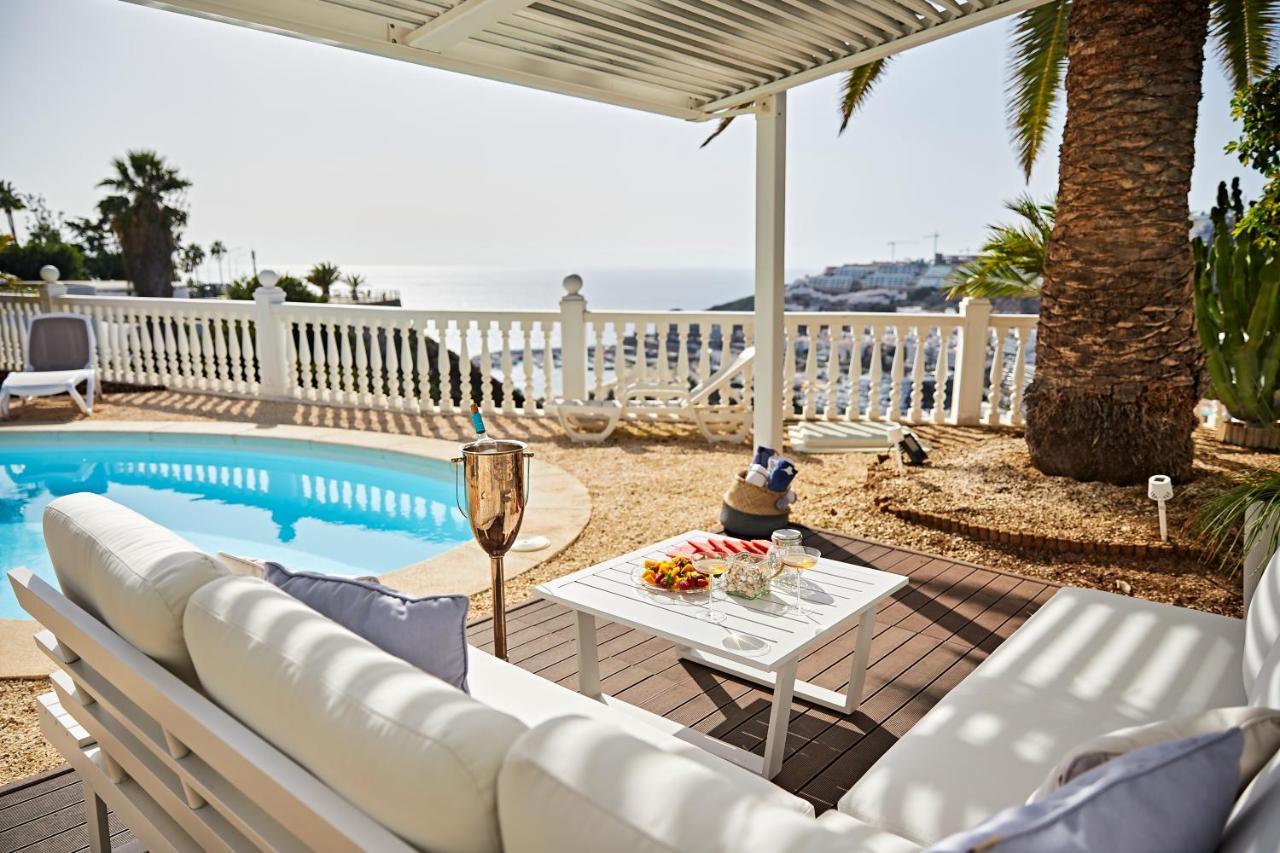 Stunning Villa With Breathtaking Ocean View Mogán Exterior foto