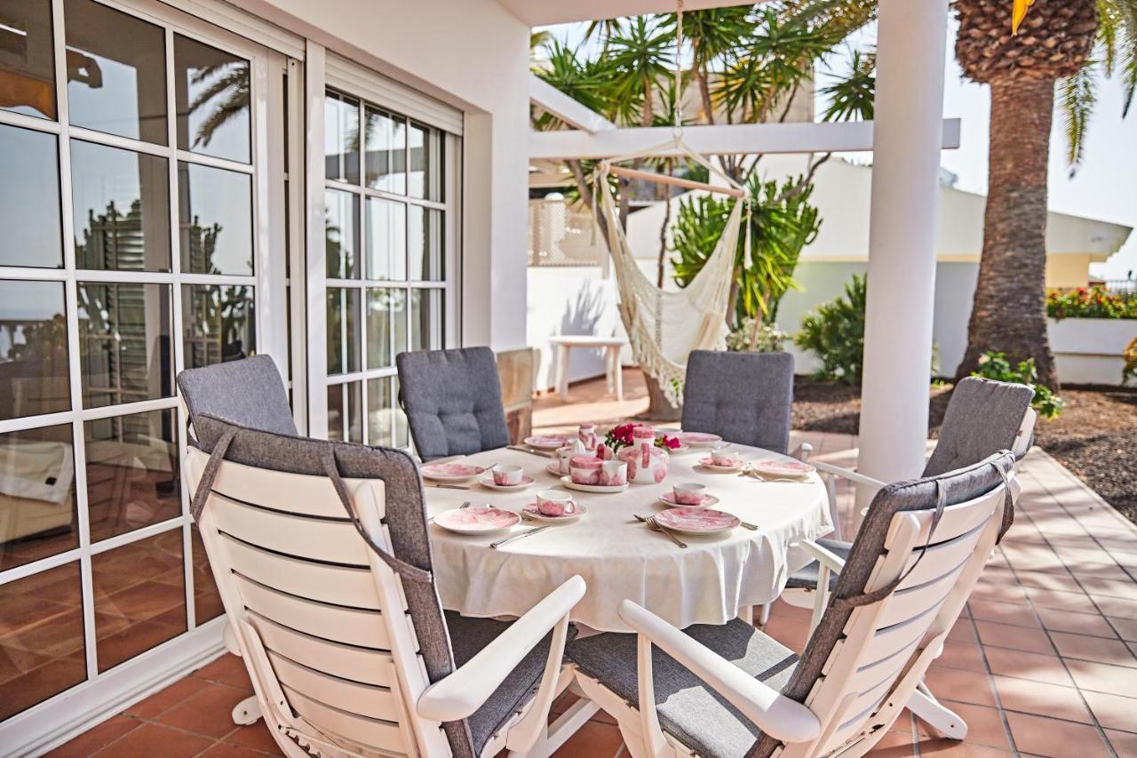 Stunning Villa With Breathtaking Ocean View Mogán Exterior foto