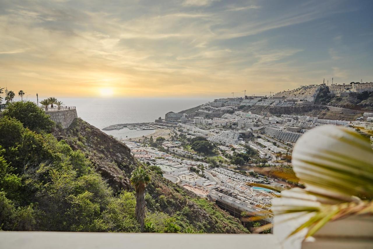 Stunning Villa With Breathtaking Ocean View Mogán Exterior foto